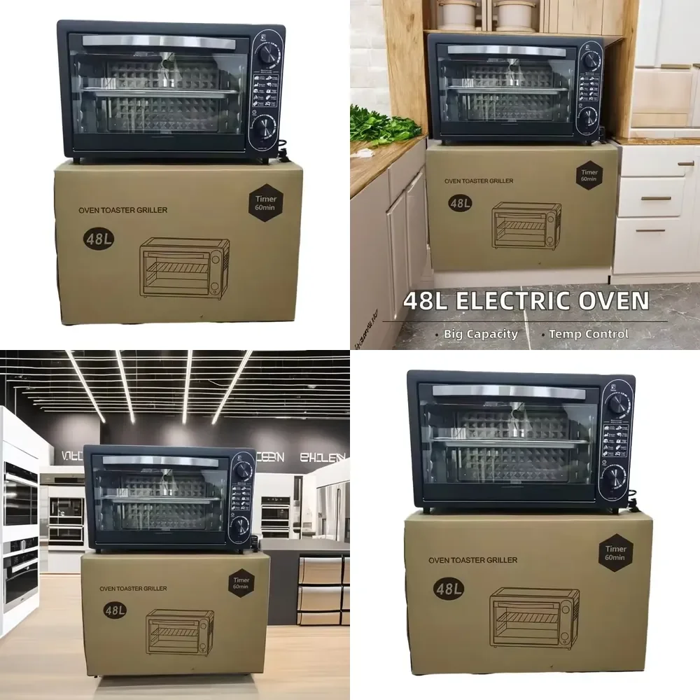 2026 New Design 48L Electric Convection Oven Large Capacity Stainless Steel Pizza Oven for Baking Home Kitchen Use
2026 New Design 48L Electric Convection Oven Large Capacity Stainless Steel Pizza Oven for Baking Home Kitchen Use