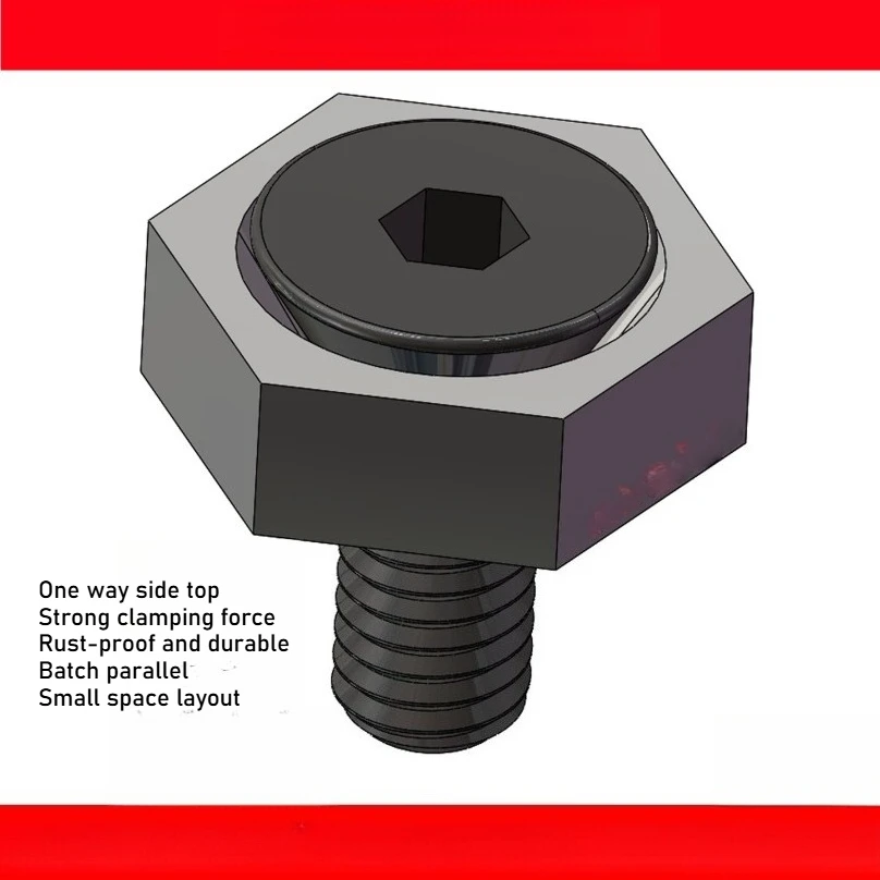 Hexagon Side Top Eccentric Fixture CNC Side Fixed Work Clothes Vise Multi-station Machine Tools
Hexagon Side Top Eccentric Fixture CNC Side Fixed Work Clothes Vise Multi-station Machine Tools