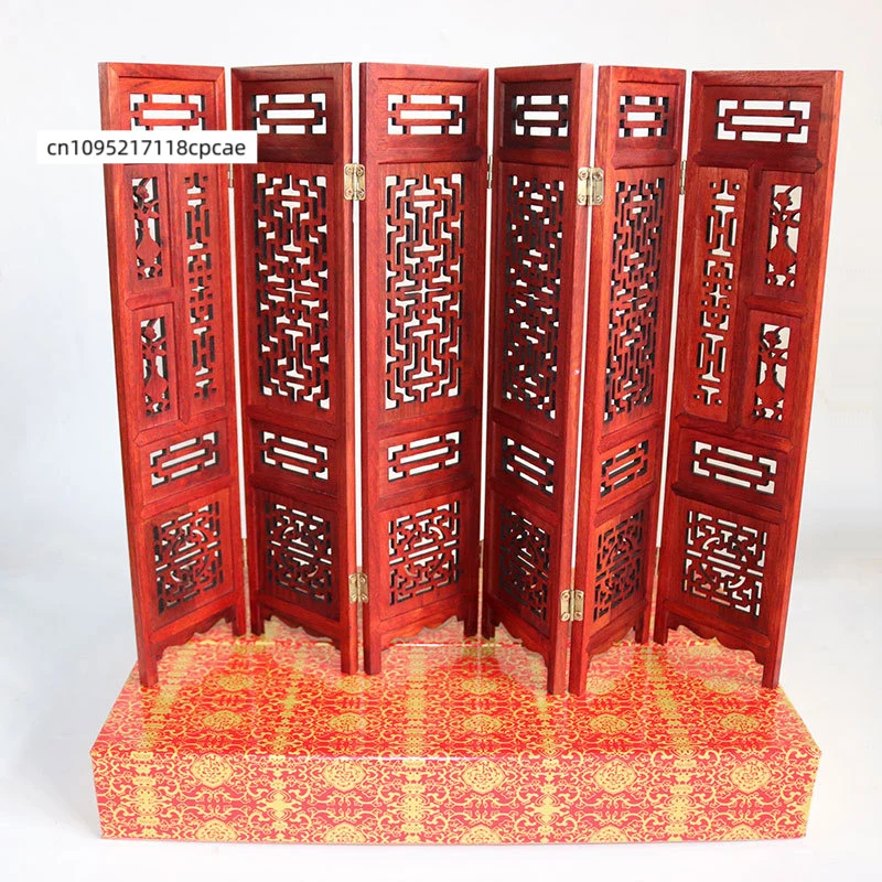 Traditional Chinese Carving, Bookshelf Display Collectible Feng Shui Ornament Home Decor Premium Red Sandalwood Folding Screen
Traditional Chinese Carving, Bookshelf Display Collectible Feng Shui Ornament Home Decor Premium Red Sandalwood Folding Screen