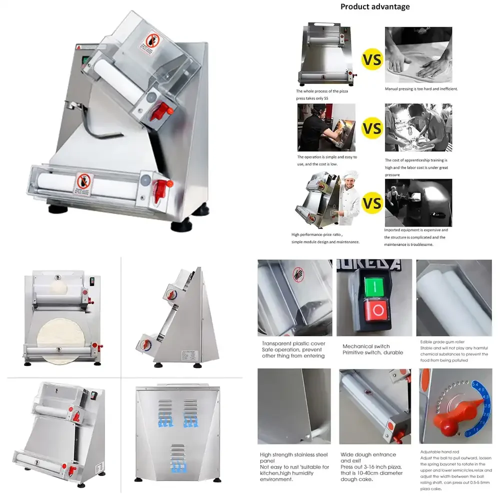 YF-APD30 Automatic Electric Pizza Dough Roller Sheeter Machine - Efficient Pizza Dough Sheeting Solution
YF-APD30 Automatic Electric Pizza Dough Roller Sheeter Machine - Efficient Pizza Dough Sheeting Solution