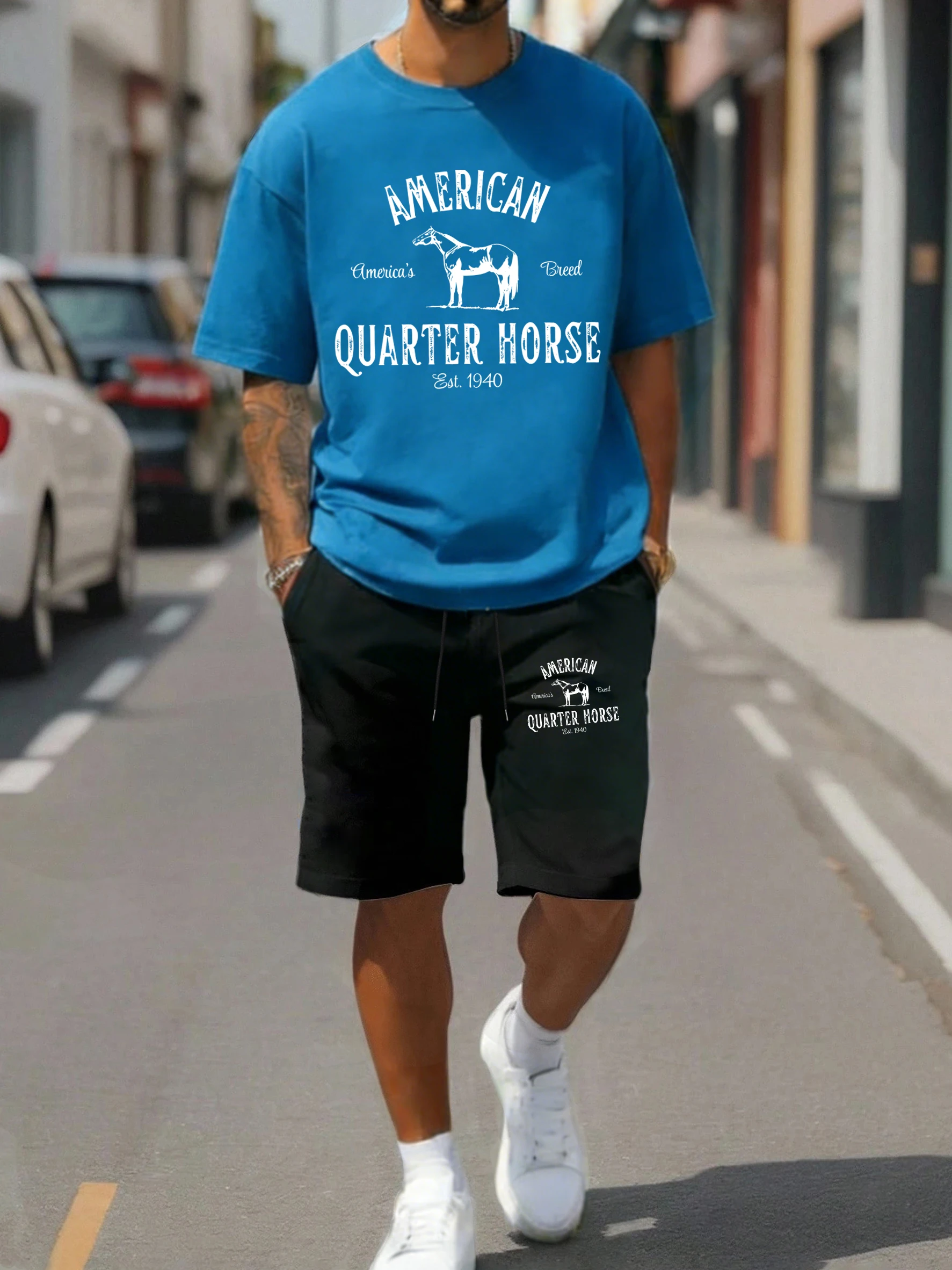 Amercan Quarter Horse Printing Men T Shirt Suit Fashion Cotton Tops Drawstring Sport Shorts Fashion Crewneck Unisex Clothing
Amercan Quarter Horse Printing Men T Shirt Suit Fashion Cotton Tops Drawstring Sport Shorts Fashion Crewneck Unisex Clothing