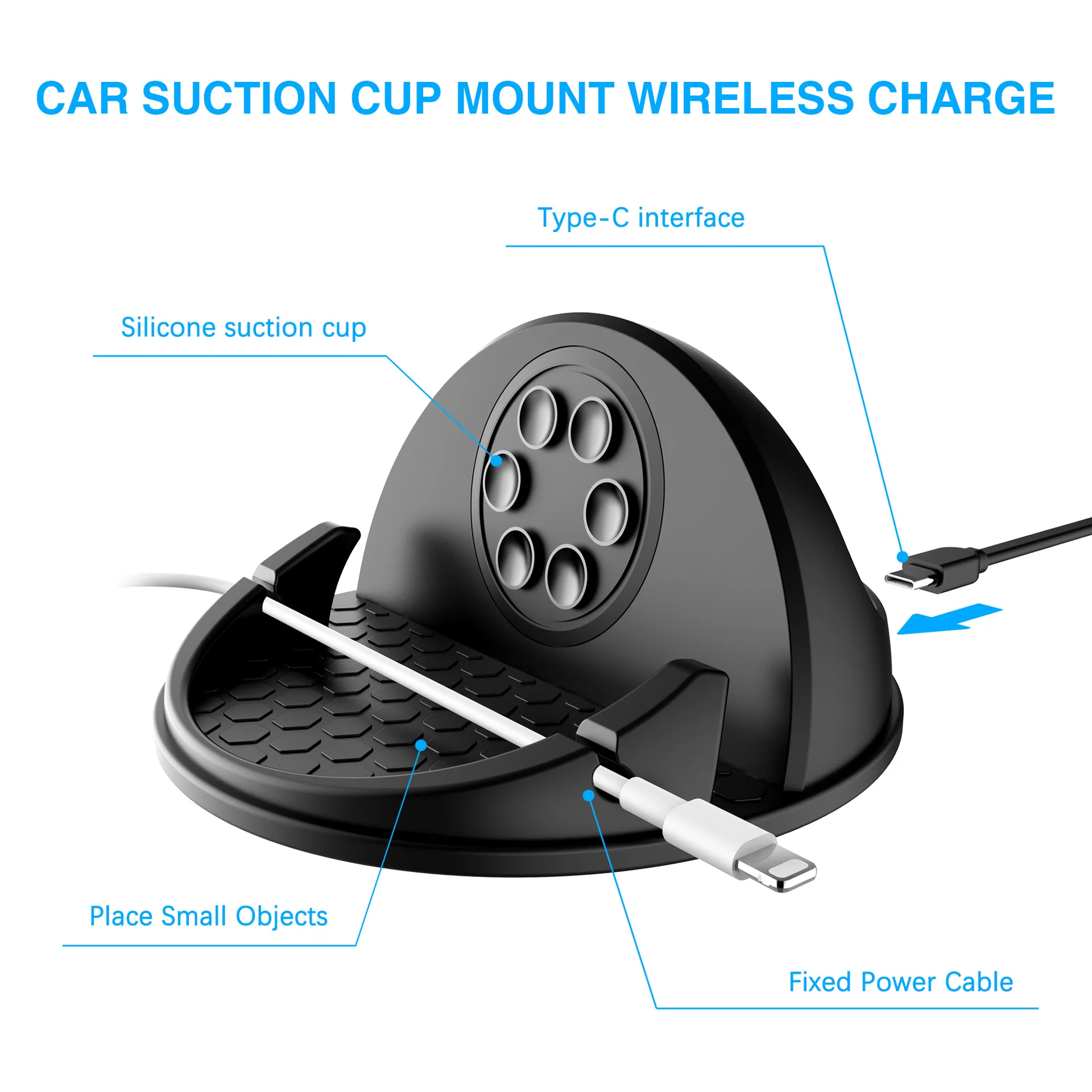 Wireless charging Car Phone Mount Silicone Car Pad Mat for Various Dashboards, Slip Free Desk Phone Stand Compatible with iPhone
Wireless charging Car Phone Mount Silicone Car Pad Mat for Various Dashboards, Slip Free Desk Phone Stand Compatible with iPhone