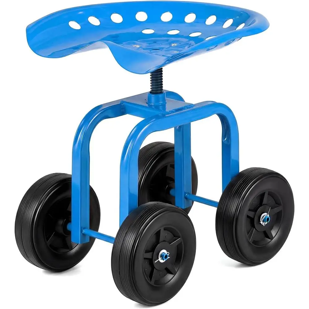 Blue Rolling Garden Seat with Wheels and Ergonomic Design for Outdoor Planting and Yard Work
Blue Rolling Garden Seat with Wheels and Ergonomic Design for Outdoor Planting and Yard Work