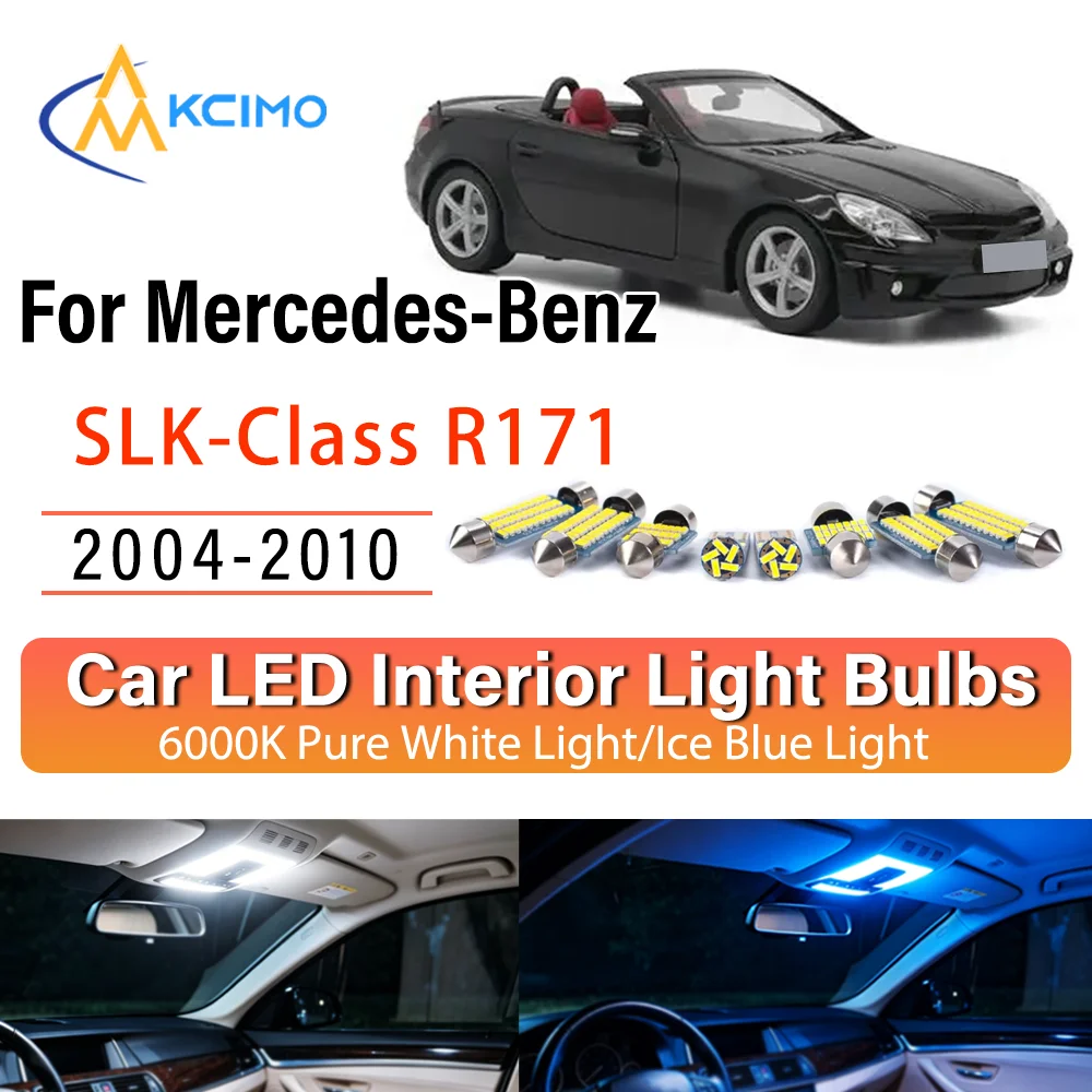 For Mercedes-Benz SLK-Class R171 2004-2010 Persistent Glow LED Interior Light Kit Replacement Dome Map Trunk Cabin Lamps Upgrade
For Mercedes-Benz SLK-Class R171 2004-2010 Persistent Glow LED Interior Light Kit Replacement Dome Map Trunk Cabin Lamps Upgrade