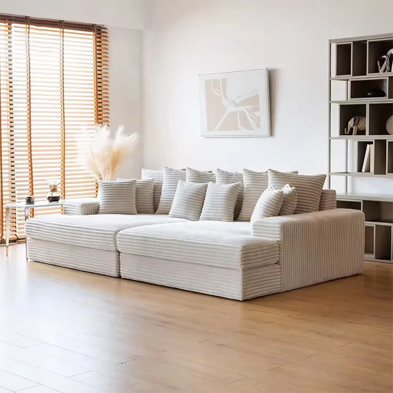 //Sofa Healing Cloud Corduroy, Deep Large Seat, Lazy And Comfortable, Suitable For Living Room, Hotel, Apartment, Bedroom
//Sofa Healing Cloud Corduroy, Deep Large Seat, Lazy And Comfortable, Suitable For Living Room, Hotel, Apartment, Bedroom