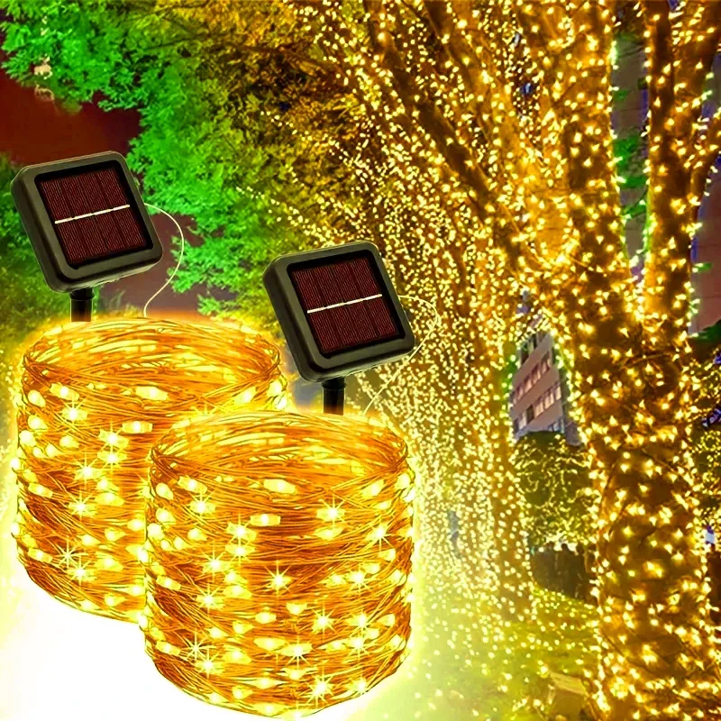Solar String Lights Outdoor Waterproof Wire 8 Modes Fairy Lights For Tree Garden Xmas Party Wedding Auto On/Off Colorful Led
Solar String Lights Outdoor Waterproof Wire 8 Modes Fairy Lights For Tree Garden Xmas Party Wedding Auto On/Off Colorful Led