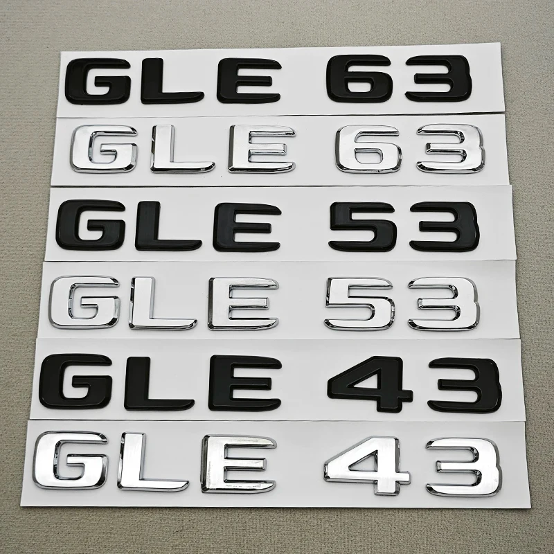 ABS Car Trunk Letters Logo Emblem Badge Decals Sticker For Mercedes Benz GLE Class GLE43 GLE53 GLE63 W166 V167 Auto Accessories
ABS Car Trunk Letters Logo Emblem Badge Decals Sticker For Mercedes Benz GLE Class GLE43 GLE53 GLE63 W166 V167 Auto Accessories