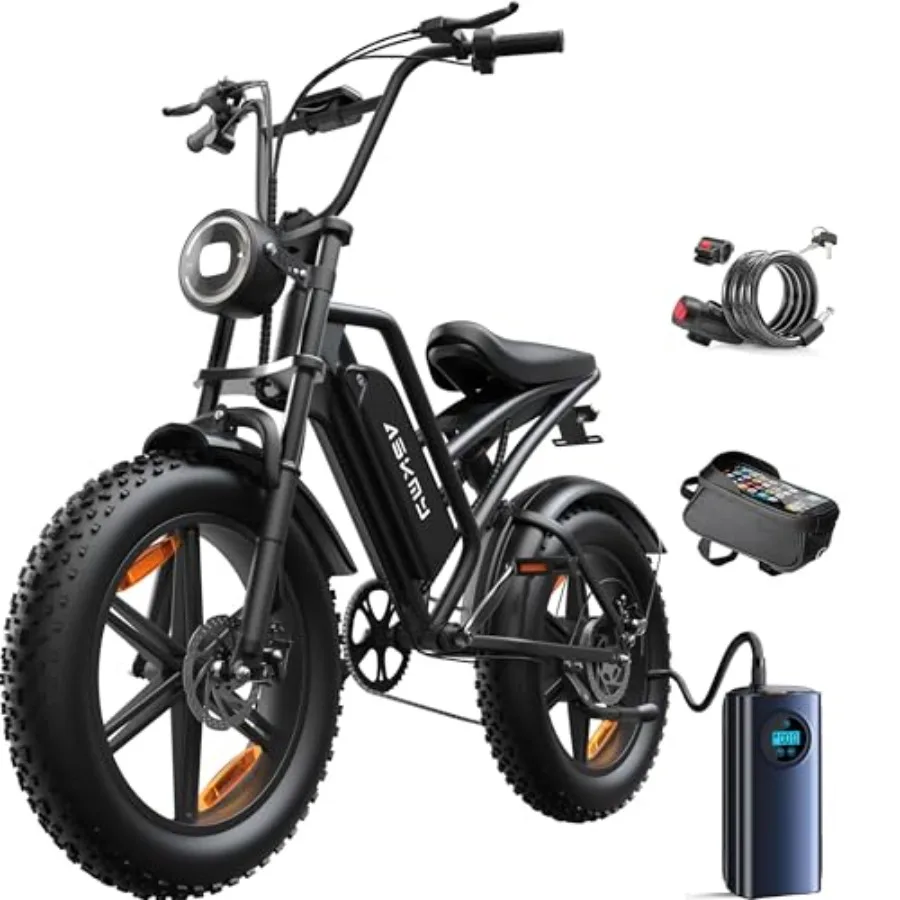 Electric Bike Fat Tire for Urban Commuting and Off-Road Use Aluminum Alloy Frame Matte Black Finish UL2849 Certified Safety and
Electric Bike Fat Tire for Urban Commuting and Off-Road Use Aluminum Alloy Frame Matte Black Finish UL2849 Certified Safety and