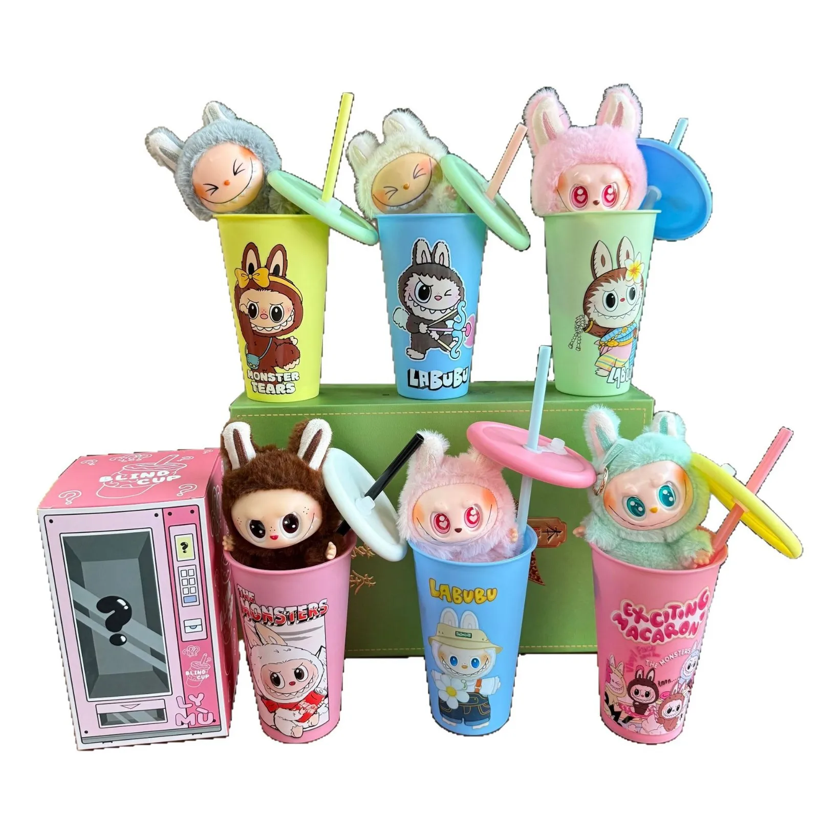 New Rubble Vinyl Doll Generation LABUBU Bubble Mart Toy Macaron Blind Box PP Cup with Labubu
New Rubble Vinyl Doll Generation LABUBU Bubble Mart Toy Macaron Blind Box PP Cup with Labubu