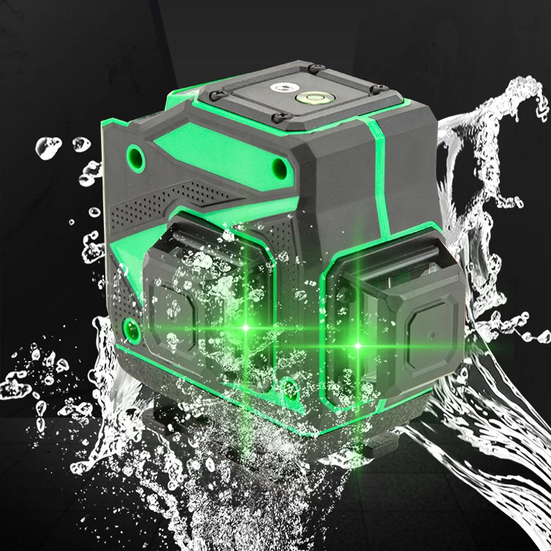 4D Self-leveling 360 Laser level 12 Lines Green Horizontal And Vertical powerful optical leveler construction tools tripod
4D Self-leveling 360 Laser level 12 Lines Green Horizontal And Vertical powerful optical leveler construction tools tripod