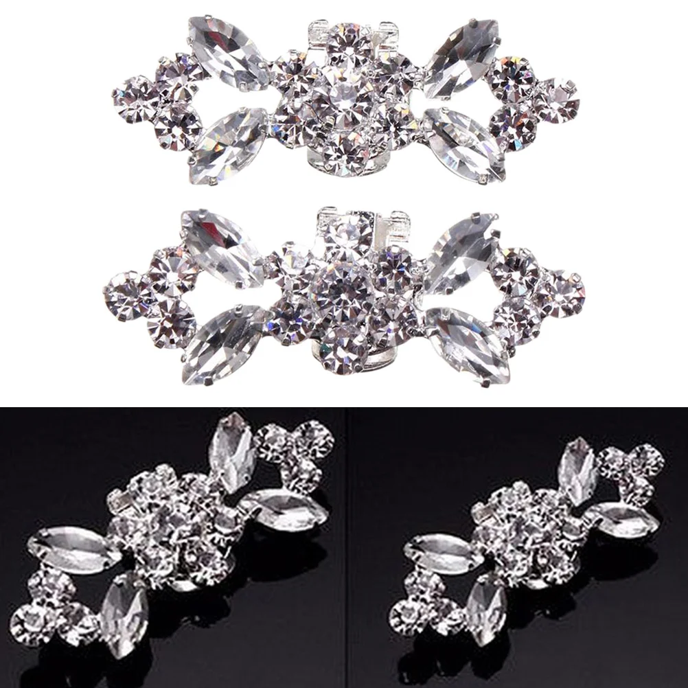 1 Pair Rhinestone Shoe Buckle Clips Silver Alloy Diy Crystal Decoration For Women Wedding Bride Flats Boots Sandals Pumps Heels 
1 Pair Rhinestone Shoe Buckle Clips Silver Alloy Diy Crystal Decoration For Women Wedding Bride Flats Boots Sandals Pumps Heels