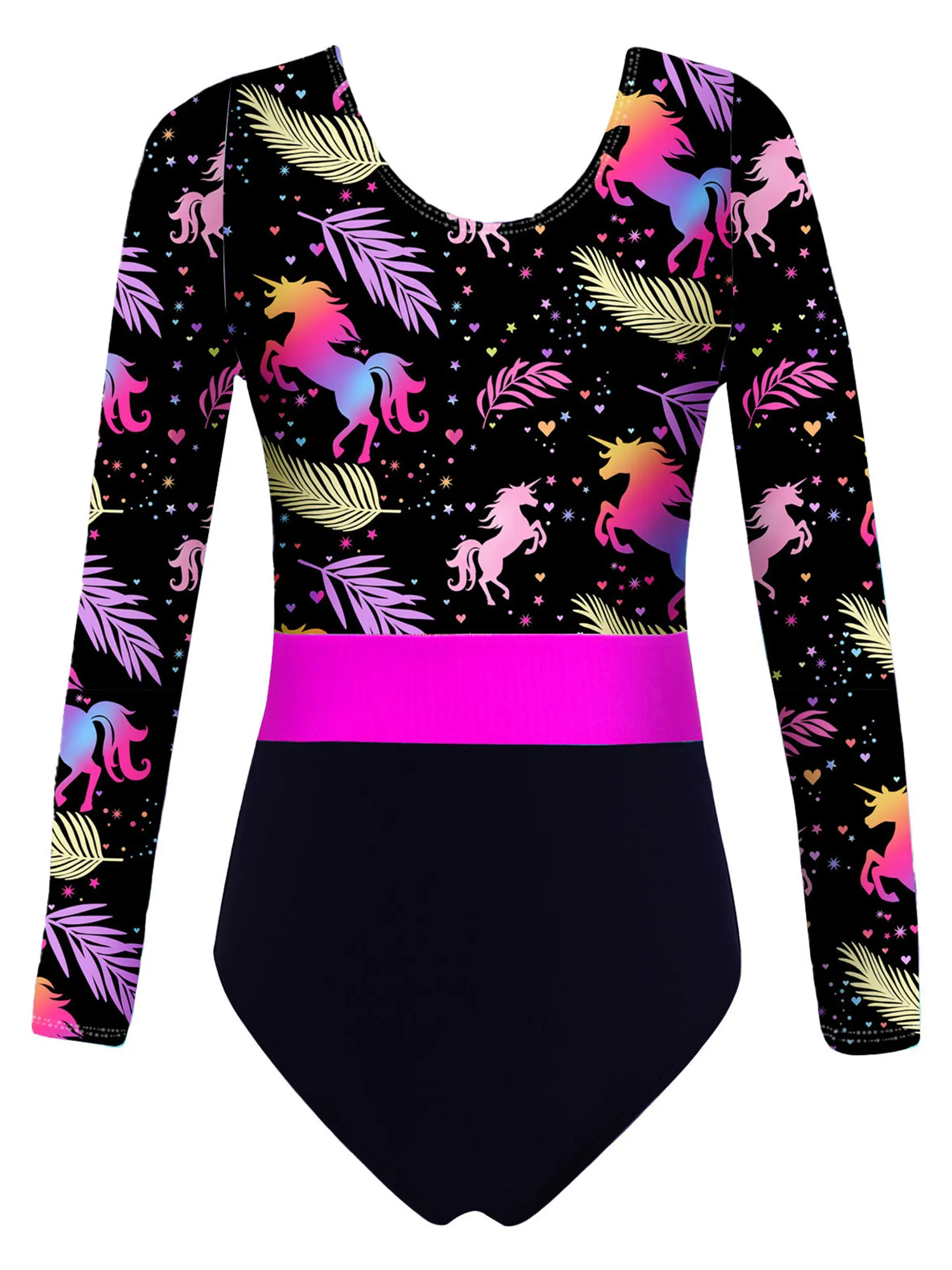 Kids Girls Dance Suit Long Sleeve High Waist Printed Leotard with V-front Waistband Short for Gymnastics Dance Workout Dancewear
Kids Girls Dance Suit Long Sleeve High Waist Printed Leotard with V-front Waistband Short for Gymnastics Dance Workout Dancewear