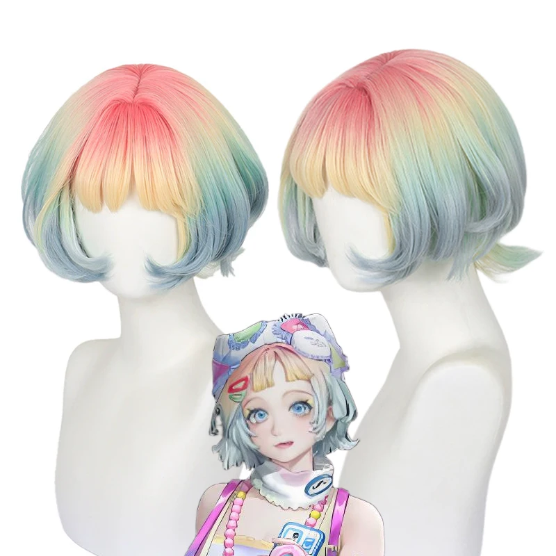 Game Path to Nowhere BoFei Cosplay Wig Girl Bubby Colorful Short Hair Heat Resistant Synthetic Wigs Halloween Carnival Prop
Game Path to Nowhere BoFei Cosplay Wig Girl Bubby Colorful Short Hair Heat Resistant Synthetic Wigs Halloween Carnival Prop