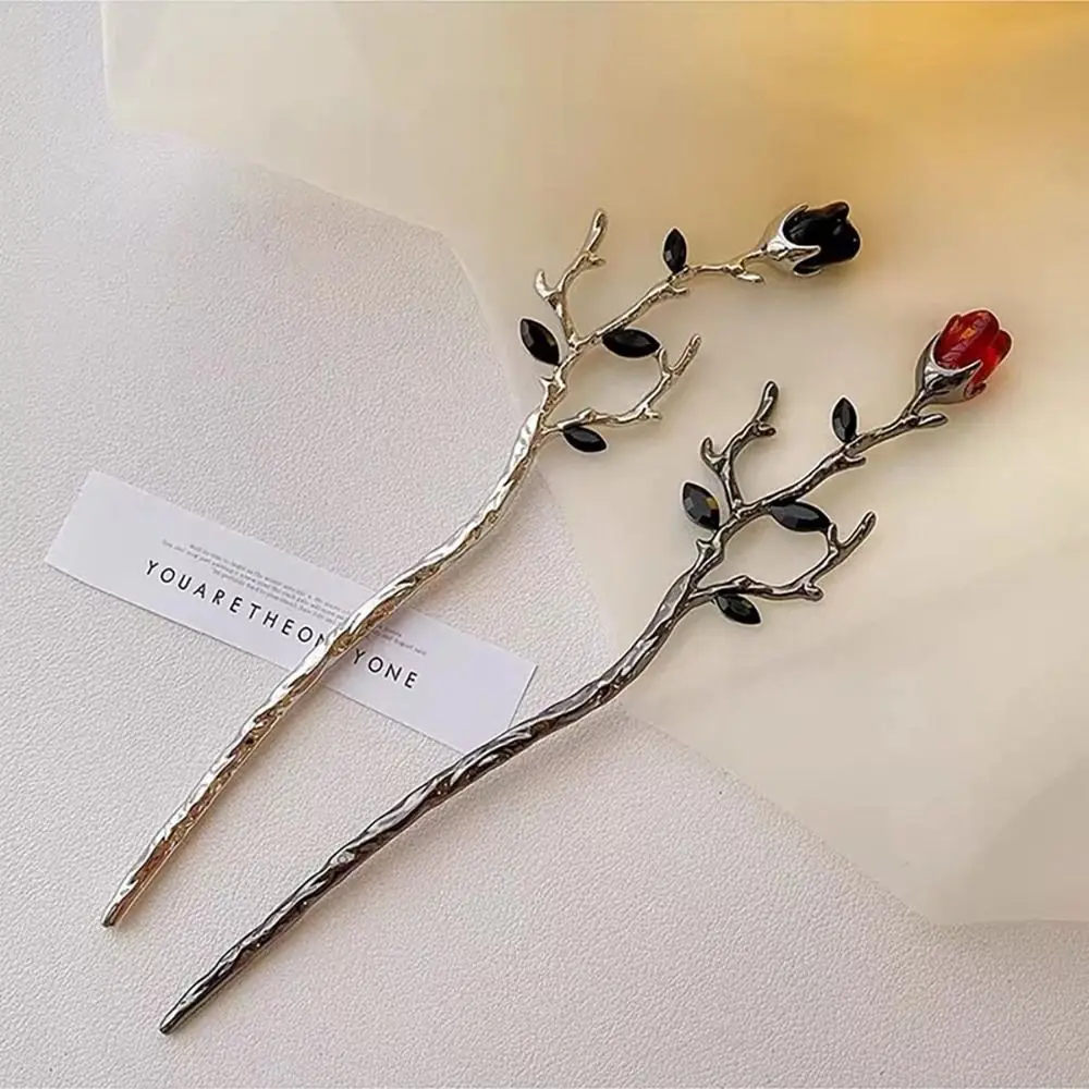 Retro Rose Hair Sticks Metal New Chinese Hairpin Elegant Hair Chopsticks Hair Accessories
Retro Rose Hair Sticks Metal New Chinese Hairpin Elegant Hair Chopsticks Hair Accessories