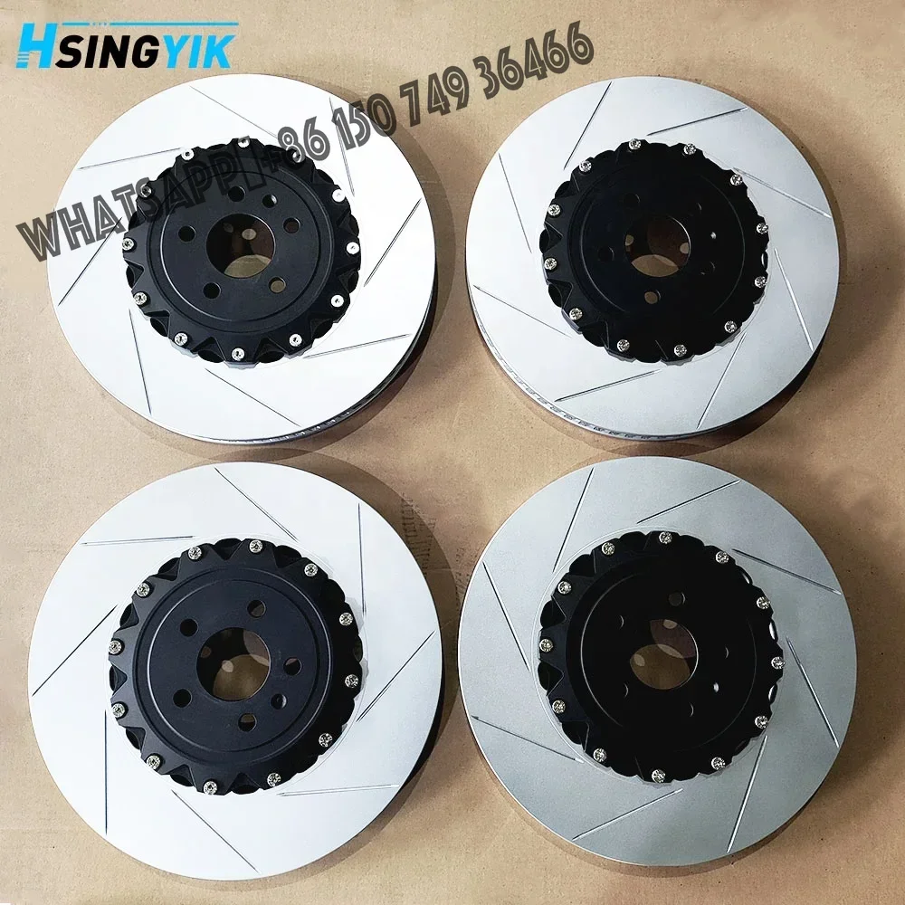 Hsingyik High Performance Custom Design Aluminum Hat 2 Piece Brake Rotors Disc For Audi S6 S7 RSQ8 RS7 SQ7
Hsingyik High Performance Custom Design Aluminum Hat 2 Piece Brake Rotors Disc For Audi S6 S7 RSQ8 RS7 SQ7