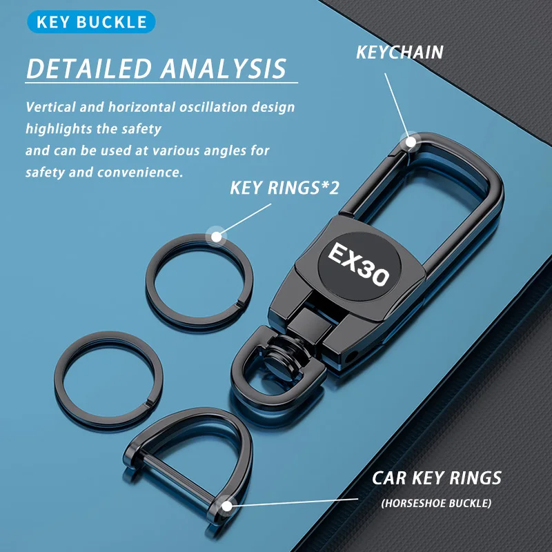 Car Keychain Horseshoe Buckle Key Ring Key Case Cover For Volvo Ex30 XC40 XC60 XC70 XC90 V40 V60 V70 V90 Accessories Seat Cover
Car Keychain Horseshoe Buckle Key Ring Key Case Cover For Volvo Ex30 XC40 XC60 XC70 XC90 V40 V60 V70 V90 Accessories Seat Cover