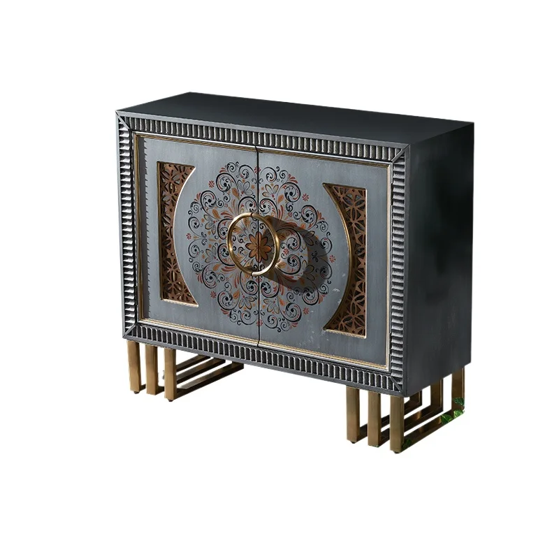 Простой входной шкаф с ручной росписью, американский средневековый боковой шкаф, украшение в неоклассическом стиле, окрашенный сундук
Простой входной шкаф с ручной росписью, американский средневековый боковой шкаф, украшение в неоклассическом стиле, окрашенный сундук