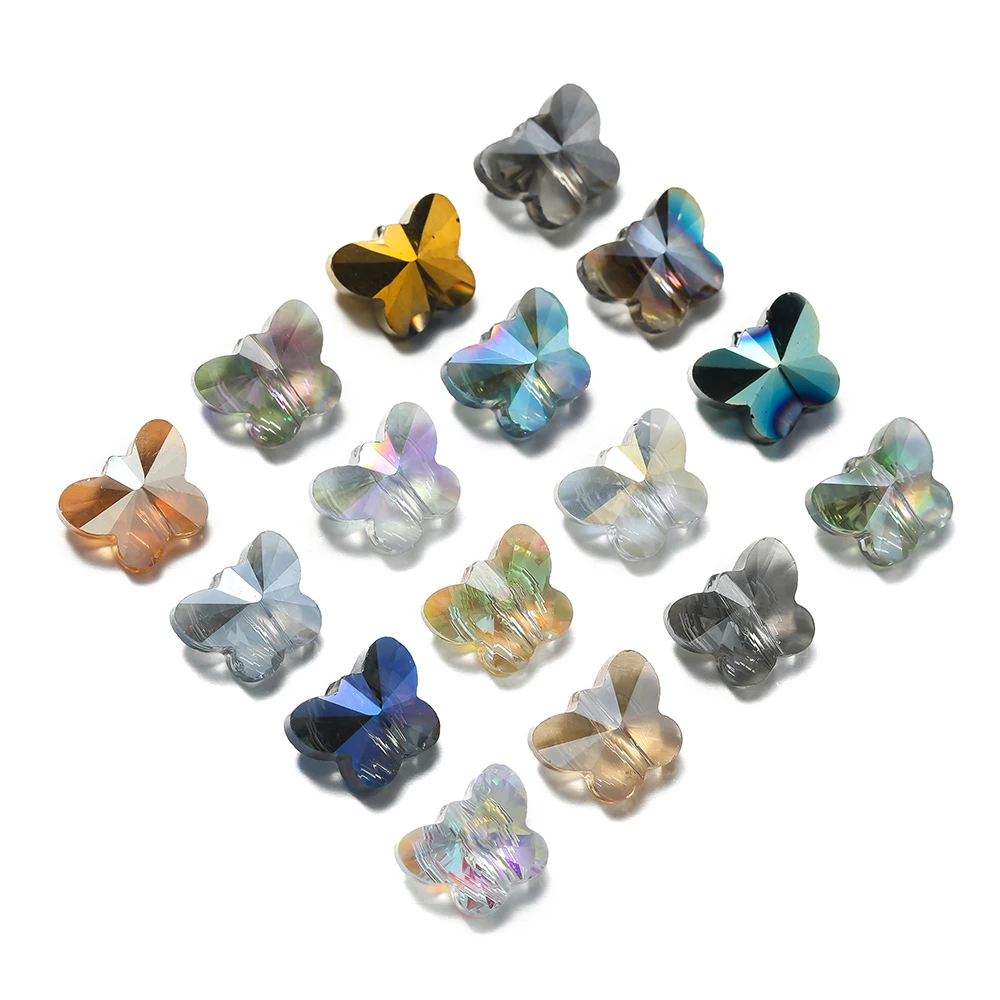 10pcs 8x10mm Faceted Crystal Glass Beads Butterfly Shape Spacer Loose Beads for Jewelry Making Diy Bracelet Necklace Supplies
10pcs 8x10mm Faceted Crystal Glass Beads Butterfly Shape Spacer Loose Beads for Jewelry Making Diy Bracelet Necklace Supplies