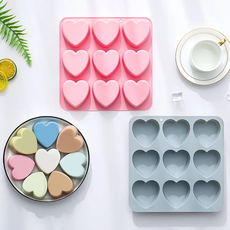 9 even love shape silicone mold baking tool cake mold baking pan chocolate DIY bread mold
9 even love shape silicone mold baking tool cake mold baking pan chocolate DIY bread mold