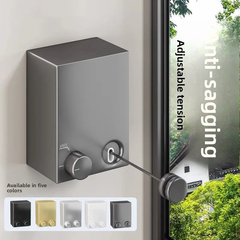 Invisible Window Drifting Clothesline Balcony Retractable Steel Wire Rope Drying Clothes Hanger Indoor No Punching Bathroom
Invisible Window Drifting Clothesline Balcony Retractable Steel Wire Rope Drying Clothes Hanger Indoor No Punching Bathroom