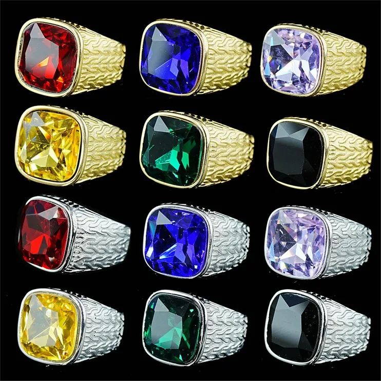 Square Face Gemstone Ring for Men Domineering Simple Fashionable Titanium Steel Ring Stylish Accessory for Men
Square Face Gemstone Ring for Men Domineering Simple Fashionable Titanium Steel Ring Stylish Accessory for Men