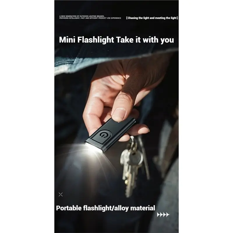 AB41-Outdoor Flashlight Portable Keychain Light Mini Flashlight Keychain Clip Flashlight
AB41-Outdoor Flashlight Portable Keychain Light Mini Flashlight Keychain Clip Flashlight