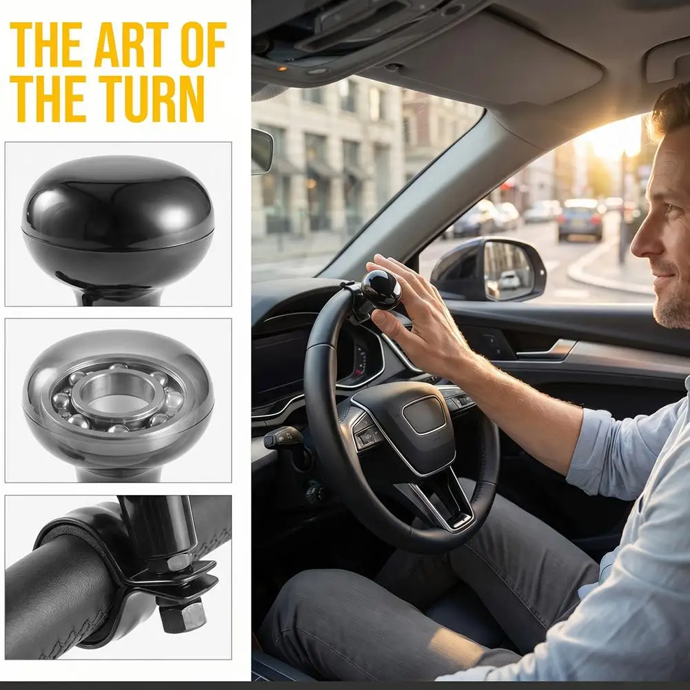 Universal Car Steering wheel booster Anti Slip Steering Wheel Cover Spinner Knob Handle Booster Grip Protective Auxiliary Ball
Universal Car Steering wheel booster Anti Slip Steering Wheel Cover Spinner Knob Handle Booster Grip Protective Auxiliary Ball