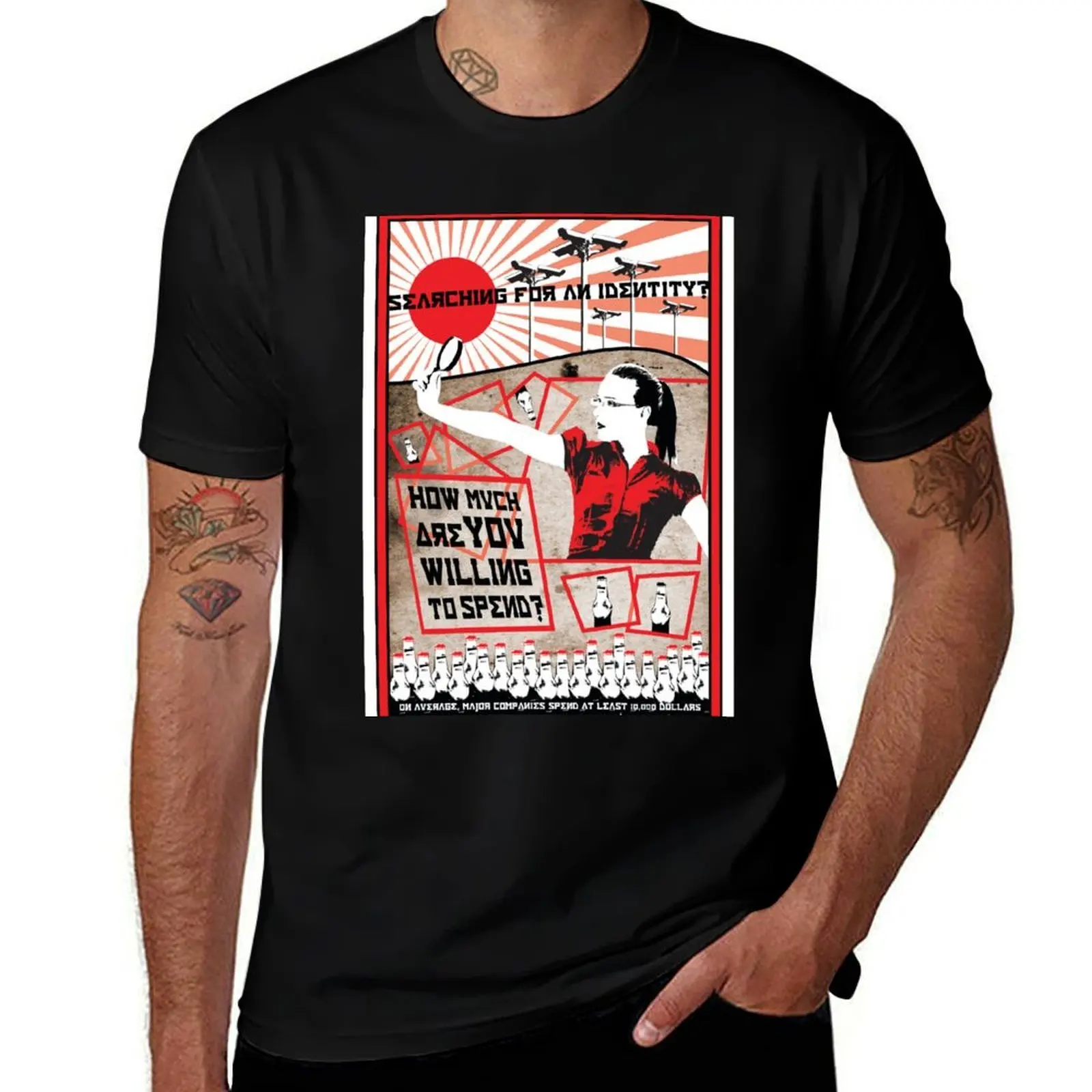 Identity – Consumer Culture Awareness Poster T-Shirt vintage clothes oversized t shirt mens clothes
Identity – Consumer Culture Awareness Poster T-Shirt vintage clothes oversized t shirt mens clothes