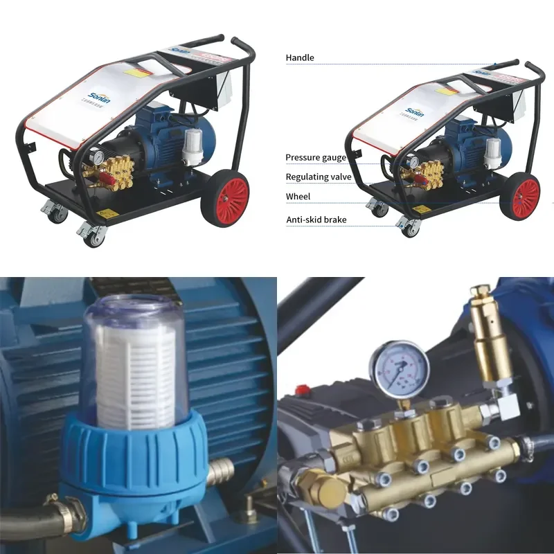 YWM Certificate Sonlin High Quality Electric Commercial Pressure Washer 300 Bar 4350 PSI 10 KW Car Washer
YWM Certificate Sonlin High Quality Electric Commercial Pressure Washer 300 Bar 4350 PSI 10 KW Car Washer