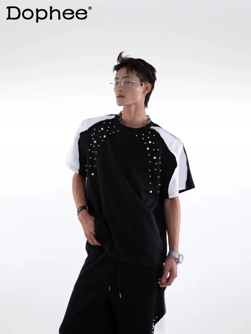 2026 Summer New Men's American Fashion Trend Design Short Sleeve Suit Loose Casual Men's Wide-Leg Pants
2026 Summer New Men's American Fashion Trend Design Short Sleeve Suit Loose Casual Men's Wide-Leg Pants