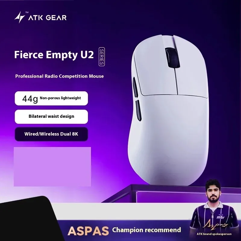 EW ATK BlazingSky U2 Ultra Pro/Plus E-sports Mouse Bluetooth 8k Mice PAW3950 Tri Mode Lightweight Ergonomics Gaming Gift Mouse
EW ATK BlazingSky U2 Ultra Pro/Plus E-sports Mouse Bluetooth 8k Mice PAW3950 Tri Mode Lightweight Ergonomics Gaming Gift Mouse