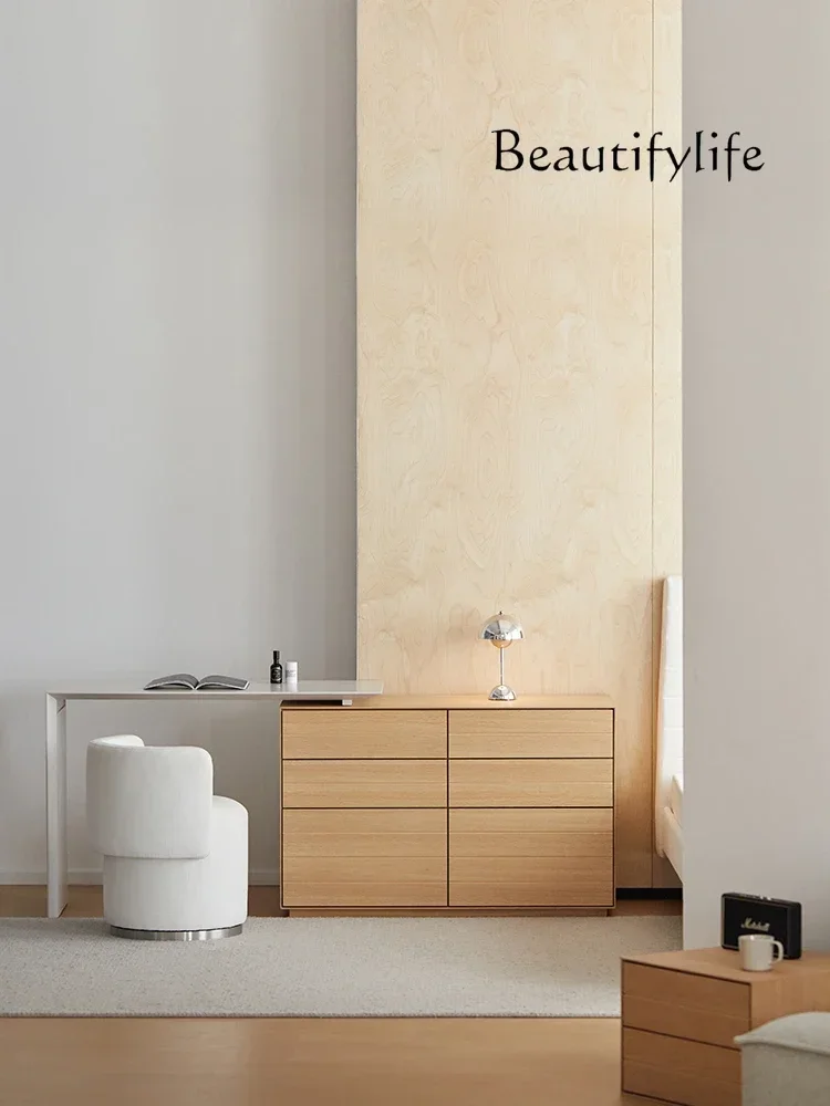 N19 Dresser Chest of Drawers Integrated Log Modern Oak Bedroom Makeup Table
N19 Dresser Chest of Drawers Integrated Log Modern Oak Bedroom Makeup Table