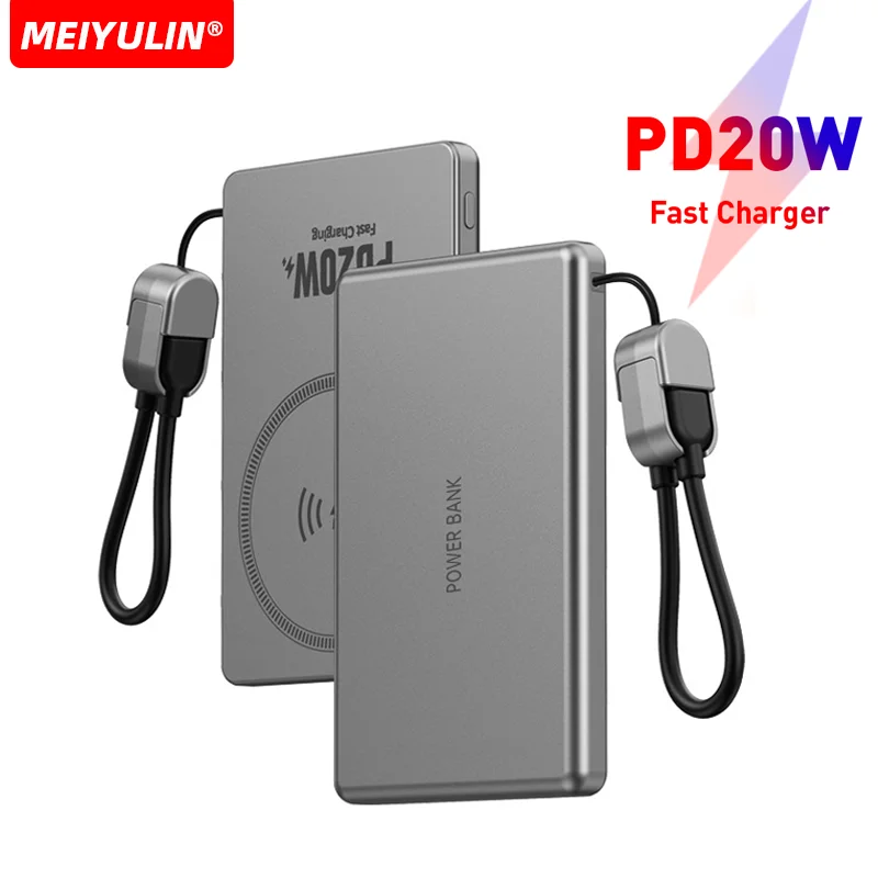 10000mAh Magnetic Wireless Power Bank Fast Charging External Spare Battery 5000mAh Portable Slim Powerbank For iPhone 16 Xiaomi
10000mAh Magnetic Wireless Power Bank Fast Charging External Spare Battery 5000mAh Portable Slim Powerbank For iPhone 16 Xiaomi