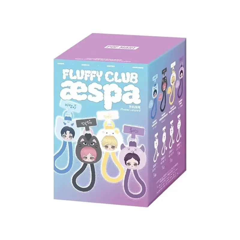 POPMART Aespa FLUFFY CLUB SERIES Plush Mobile Phone Strap Blind Box Guess Bag Mystery Box Toys Doll Cute Anime Figure Ornaments
POPMART Aespa FLUFFY CLUB SERIES Plush Mobile Phone Strap Blind Box Guess Bag Mystery Box Toys Doll Cute Anime Figure Ornaments