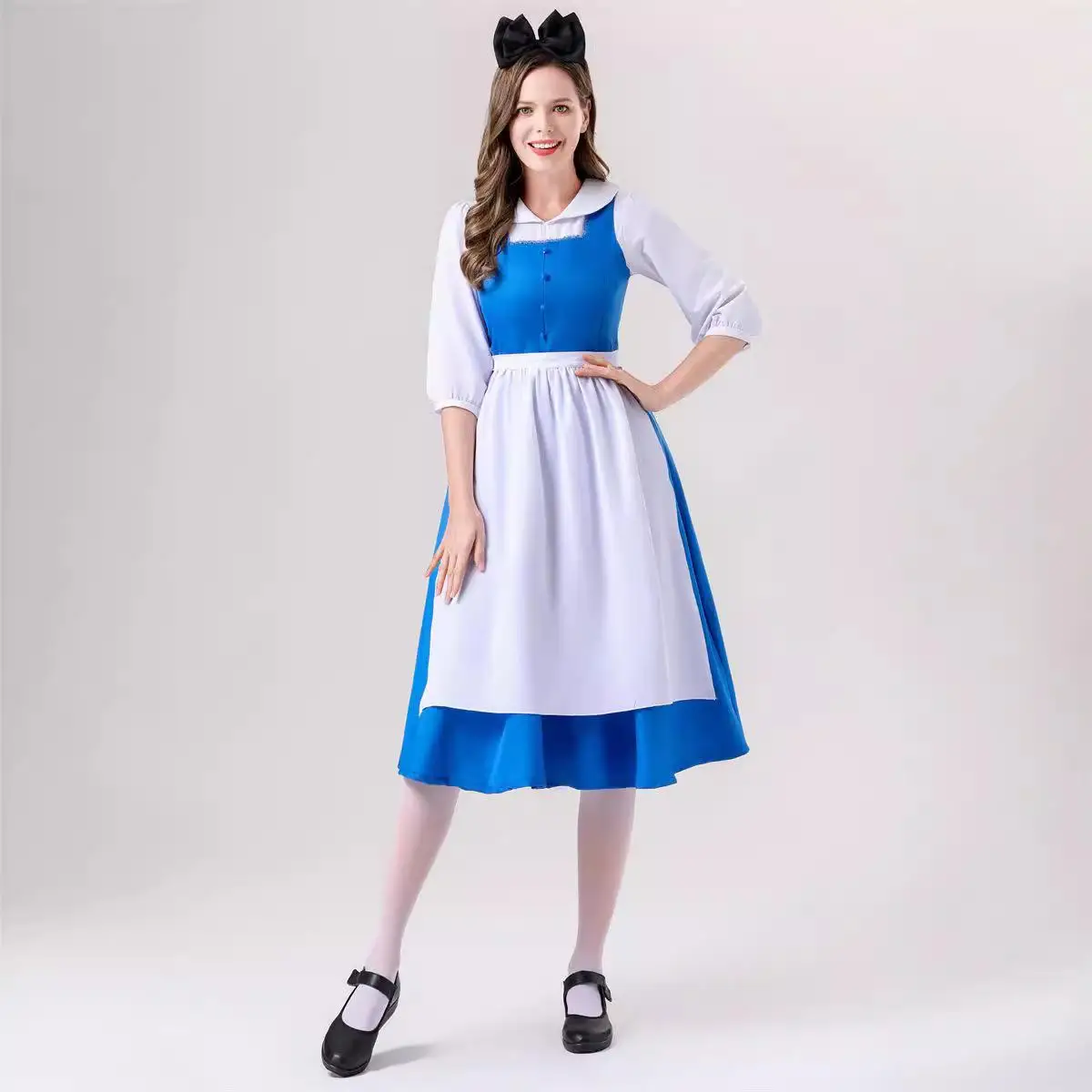 Halloween Alice in Wonderland Cosplay Blue Maid Dress Performance Costume Parent-Child Matching Outfit Fairy Tale Theme
Halloween Alice in Wonderland Cosplay Blue Maid Dress Performance Costume Parent-Child Matching Outfit Fairy Tale Theme