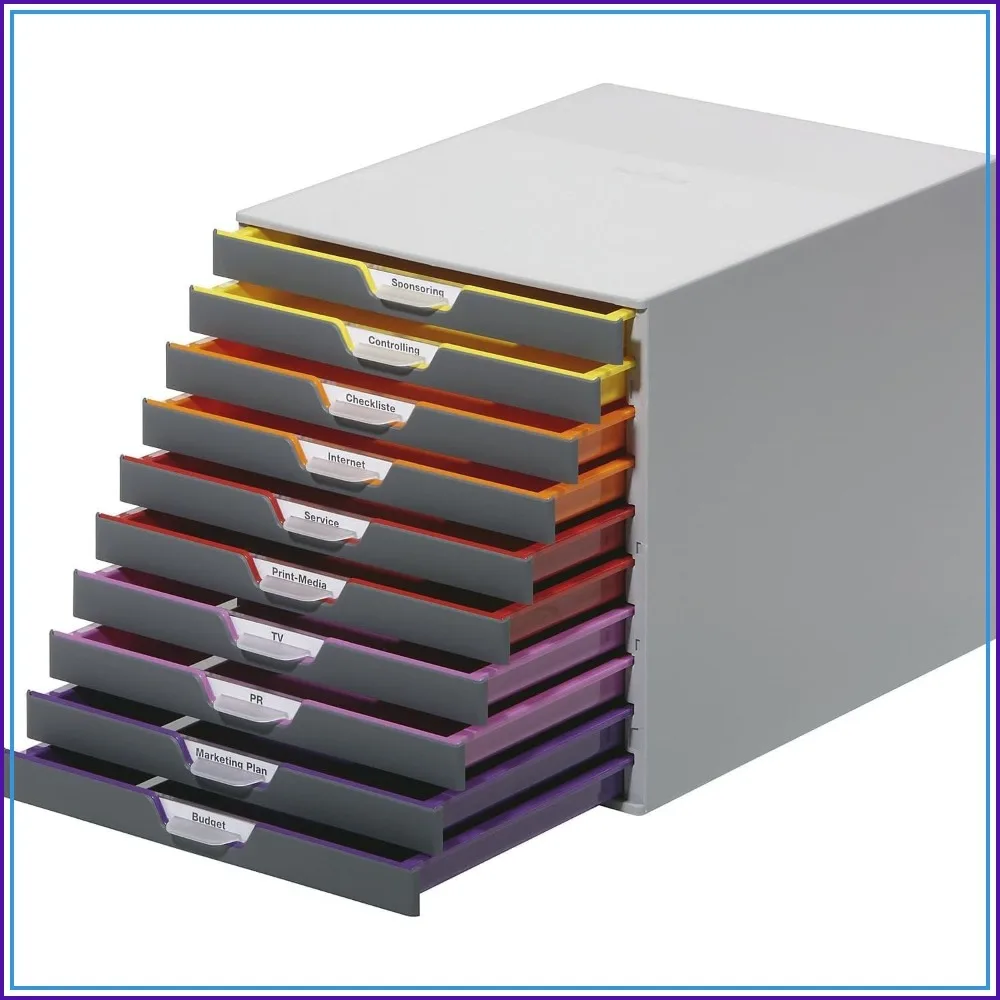 Durable 10-Drawer Organizer, Gray Desktop Set for Letter to Folio Files, Perfect for Documents
Durable 10-Drawer Organizer, Gray Desktop Set for Letter to Folio Files, Perfect for Documents
