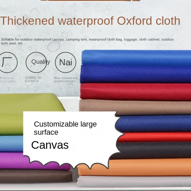 Waterproof Fabric Outdoor Thickened Oxford Canvas Black PVC Camping Tent Rainproof Rain Shelter Cloth Diy Sewing By The Meter
Waterproof Fabric Outdoor Thickened Oxford Canvas Black PVC Camping Tent Rainproof Rain Shelter Cloth Diy Sewing By The Meter