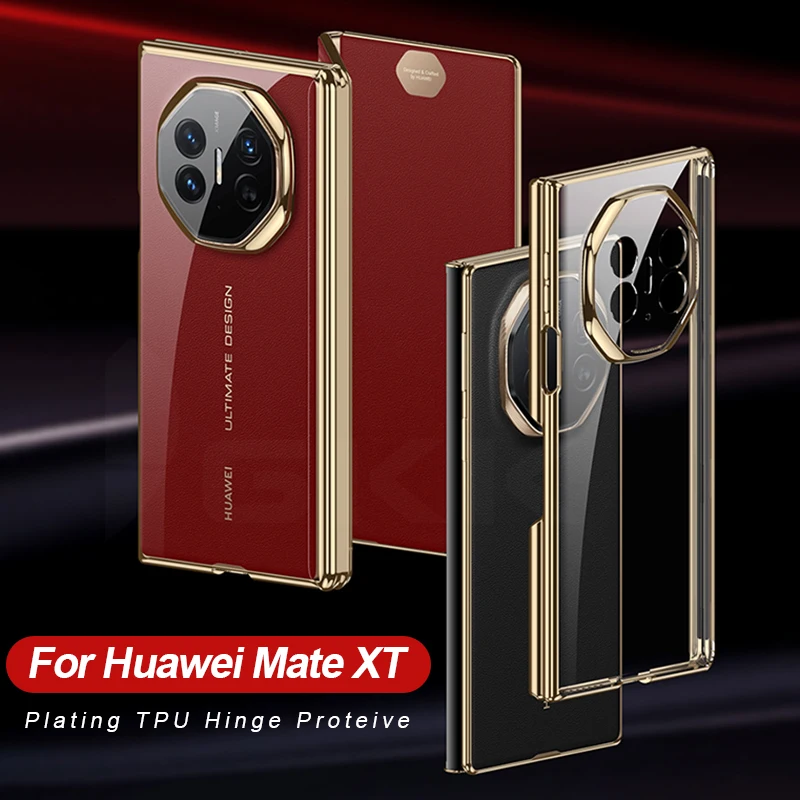 Magnetic Hinge All-included Protective Case for HUAWEI Mate XT Luxury Plating Clear TPU Frame Soft Cover For Huawei Mate XT Case
Magnetic Hinge All-included Protective Case for HUAWEI Mate XT Luxury Plating Clear TPU Frame Soft Cover For Huawei Mate XT Case