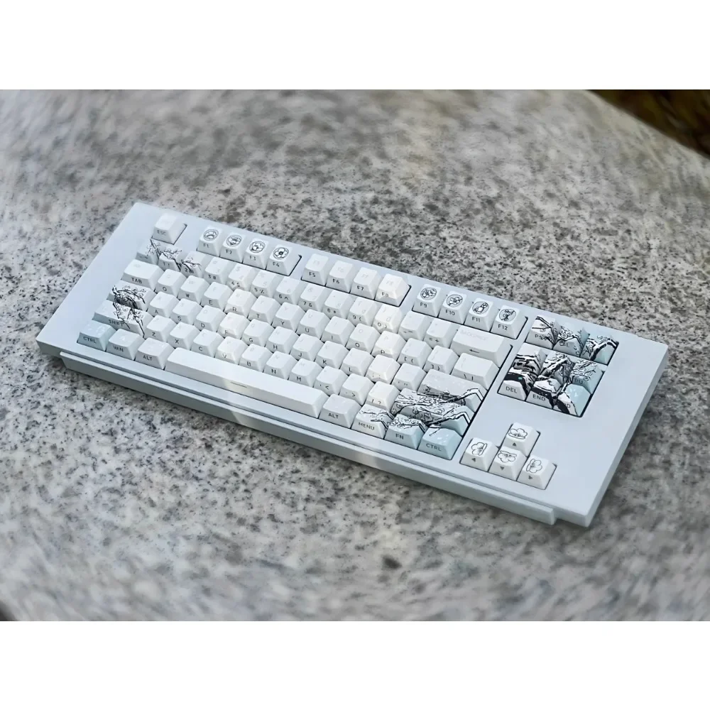 Snow Plum Blossom Theme Keycap Set 130Keys PBT Custom OEM Profile Key Cap for Mechanical Keyboard Accessories Gift Lucky65V2
Snow Plum Blossom Theme Keycap Set 130Keys PBT Custom OEM Profile Key Cap for Mechanical Keyboard Accessories Gift Lucky65V2