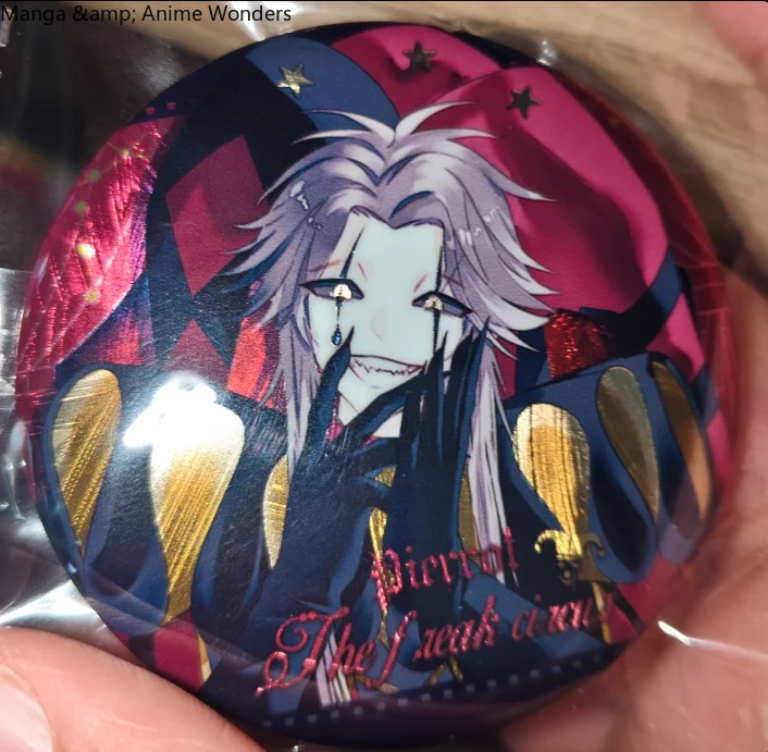Anime Pierrot Harlequin Cosplay Laser Badge Brooch Cartoon Flash Emblem Breastpin Square Card Bookmark Set Halloween Gift Game
Anime Pierrot Harlequin Cosplay Laser Badge Brooch Cartoon Flash Emblem Breastpin Square Card Bookmark Set Halloween Gift Game