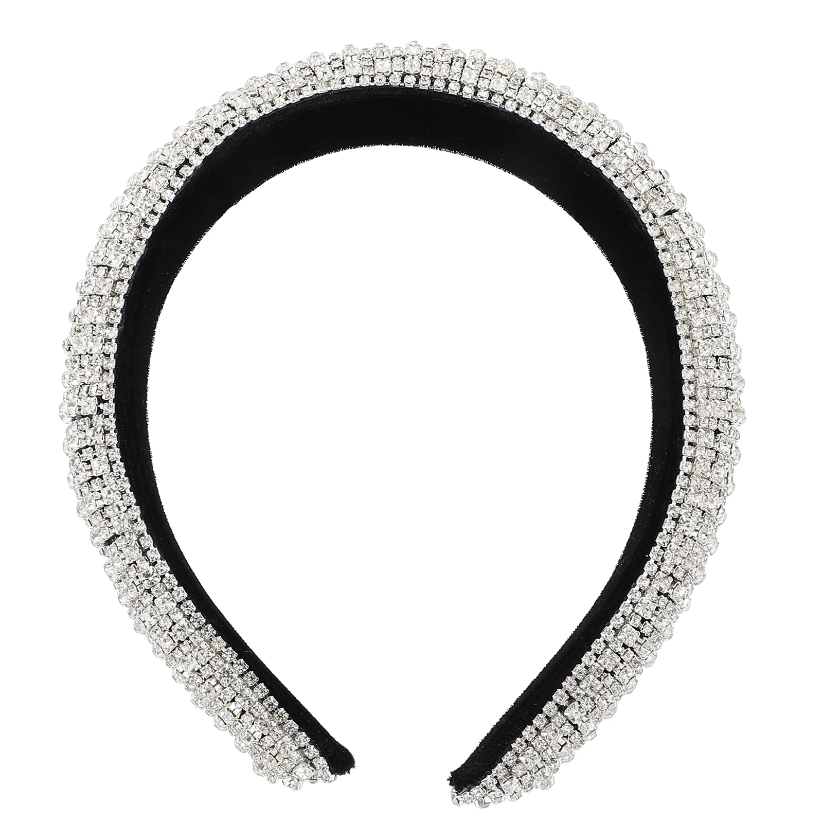 Rhinestone Hairhoop Elegant Bride Headb Party Studded Hoops Flannel Material Comfortable Women Hairhoop Lightweight
Rhinestone Hairhoop Elegant Bride Headb Party Studded Hoops Flannel Material Comfortable Women Hairhoop Lightweight