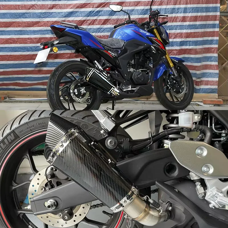 51mm Motorcycle For Haojue DR160 Exhaust Muffler Yoshimura FZ1 R6 R15 R3 ZX6R ZX10R Z900 1000 CBR1000 GSXR1000 650 Nmax Tmax
51mm Motorcycle For Haojue DR160 Exhaust Muffler Yoshimura FZ1 R6 R15 R3 ZX6R ZX10R Z900 1000 CBR1000 GSXR1000 650 Nmax Tmax