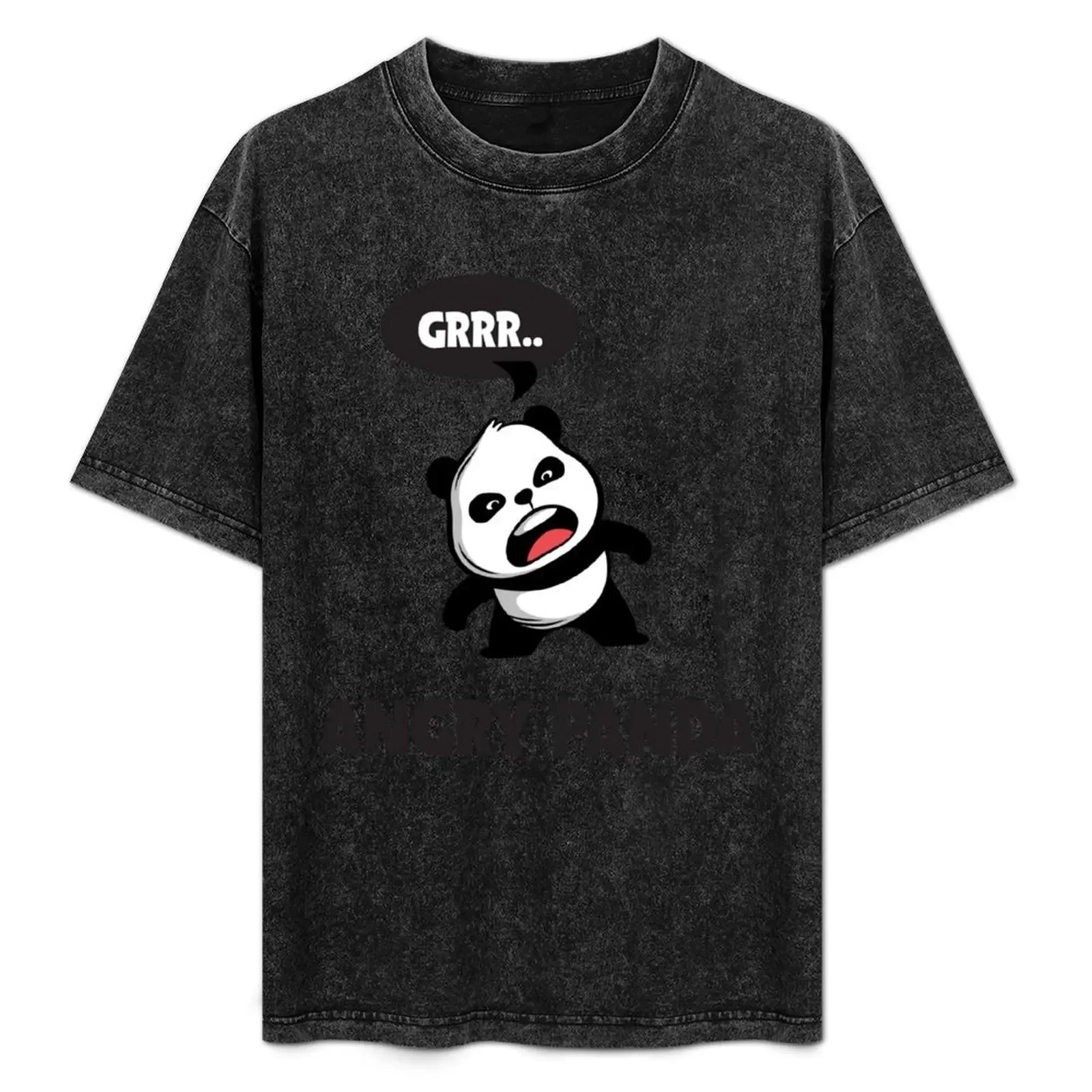 Angry Panda Grrrr T-Shirt Fashion Letter Print T-Shirt
Angry Panda Grrrr T-Shirt Fashion Letter Print T-Shirt