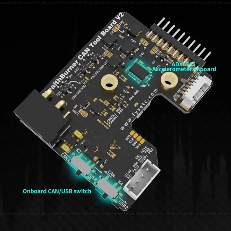 SB COMBO V2 Stealthburner CAN и USB-плата инструментов встроенная TMC2209 с вспомогательной платой для Voron SB Hotend
SB COMBO V2 Stealthburner CAN и USB-плата инструментов встроенная TMC2209 с вспомогательной платой для Voron SB Hotend