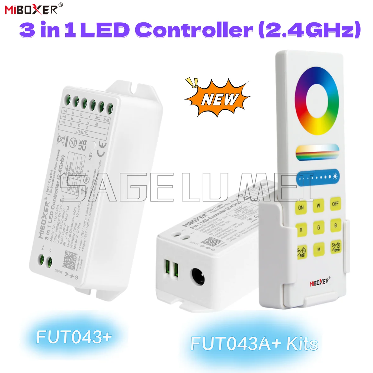 Контроллер светодиодных лент Miboxer RGB RGBW RGB+CCT Умная система управления светодиодом FUT043+ FUT043A+ Комплекты 3 в 1 Светодиодный контроллер 3 в 1 (2,4G)
Контроллер светодиодных лент Miboxer RGB RGBW RGB+CCT Умная система управления светодиодом FUT043+ FUT043A+ Комплекты 3 в 1 Светодиодный контроллер 3 в 1 (2,4G)