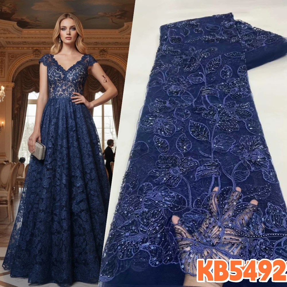YLS Royal Blue African Beaded Tulle Lace Fabric 2026 French Nigerian Pink Sequins Mesh Tulle Lace for Party Dress Sewing KB5492
YLS Royal Blue African Beaded Tulle Lace Fabric 2026 French Nigerian Pink Sequins Mesh Tulle Lace for Party Dress Sewing KB5492