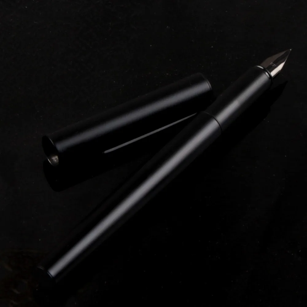 Stainless Steel Fountain Pen Black Silver Smooth Writing Extra Fine Pen 0.38mm Ink Pens Calligraphy Pens Business Office
Stainless Steel Fountain Pen Black Silver Smooth Writing Extra Fine Pen 0.38mm Ink Pens Calligraphy Pens Business Office