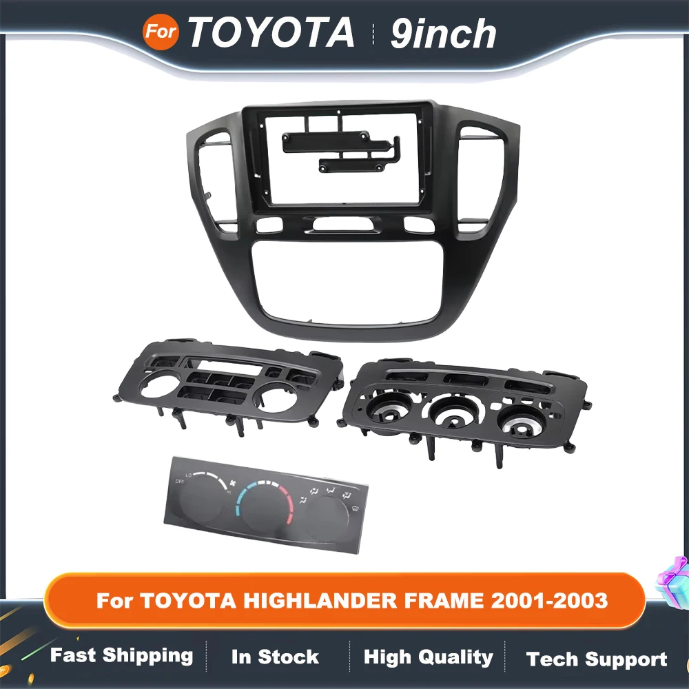 9-дюймовая автомобильная стереорамка для TOYOTA HIGHLANDER FRAME 2001-2003 GPS MP5 Android Player 2 Din Fascias Панель DashBoard Cover
9-дюймовая автомобильная стереорамка для TOYOTA HIGHLANDER FRAME 2001-2003 GPS MP5 Android Player 2 Din Fascias Панель DashBoard Cover