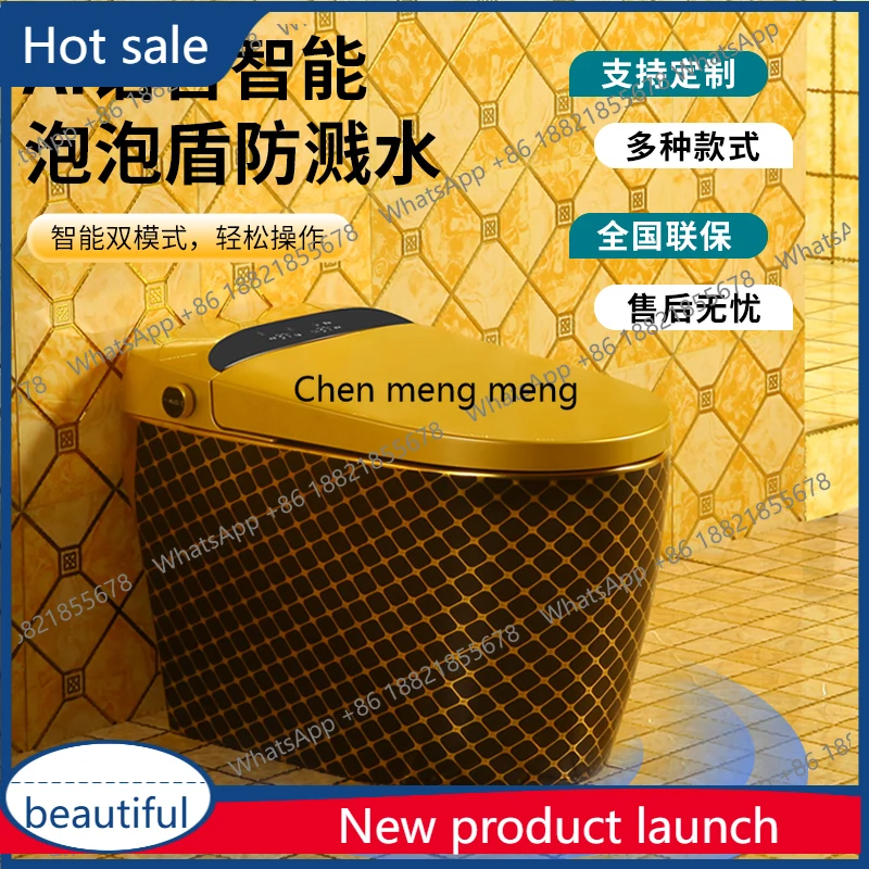 A13 The new European black and gold smart toilet is fully automatic induction cleaning integrated color intelligence
A13 The new European black and gold smart toilet is fully automatic induction cleaning integrated color intelligence