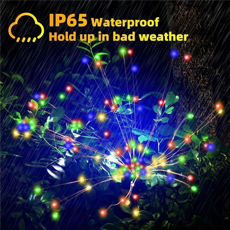 4 PCS 120 LED Outdoor Solar Garden Decorative Lights IP65 Waterproof String With Rainbow Tube
4 PCS 120 LED Outdoor Solar Garden Decorative Lights IP65 Waterproof String With Rainbow Tube
